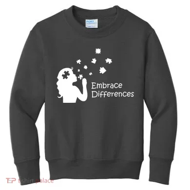 Embrace Differences Kids Sweatshirt