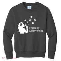 Embrace Differences Kids Sweatshirt thumb 0