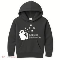 Embrace Differences Kids Hoodie thumb 0