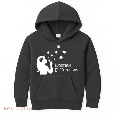 Embrace Differences Kids Hoodie