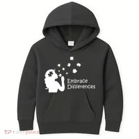 Embrace Differences Kids Hoodie thumb 0
