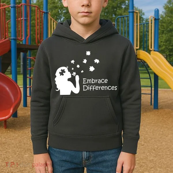 Embrace Differences Kids Hoodie