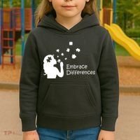 Embrace Differences Kids Hoodie thumb 3