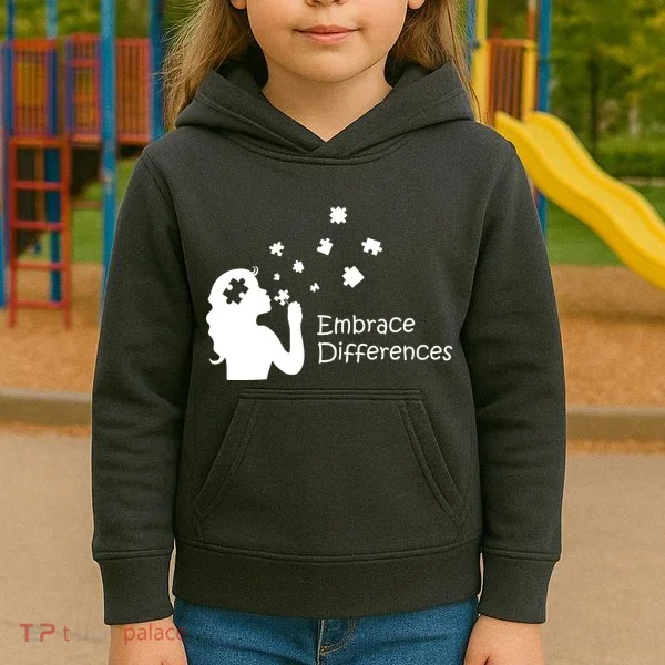 Embrace Differences Kids Hoodie
