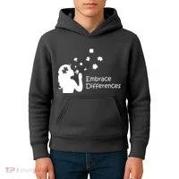 Embrace Differences Kids Hoodie thumb 4