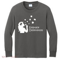 Embrace Differences Kids Long Sleeve Shirt thumb 0