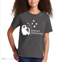 Embrace Differences Kids T-Shirt thumb 2