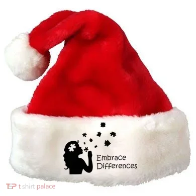 Embrace Differences Santa Hat