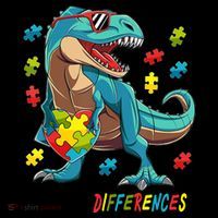 Embrace Differences Autism Awareness Dino Coffee Mug thumb 5