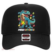Embrace Differences Autism Awareness Dino Hat thumb 0