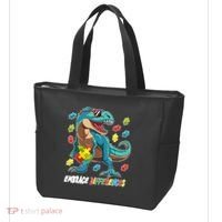 Embrace Differences Autism Awareness Dino Tote Bag thumb 3