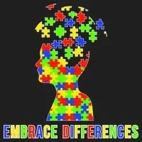 Embrace Differences Autism Awareness Puzzle Pieces Tumbler thumb 3