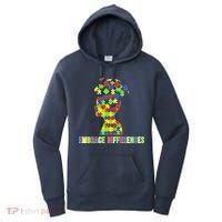 Embrace Differences Autism Awareness Puzzle Pieces Women's Hoodie thumb 0