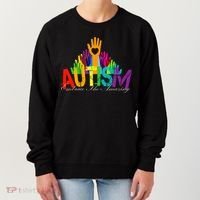 Embrace The Amazing Autism Hands Women's Sweatshirt thumb 0
