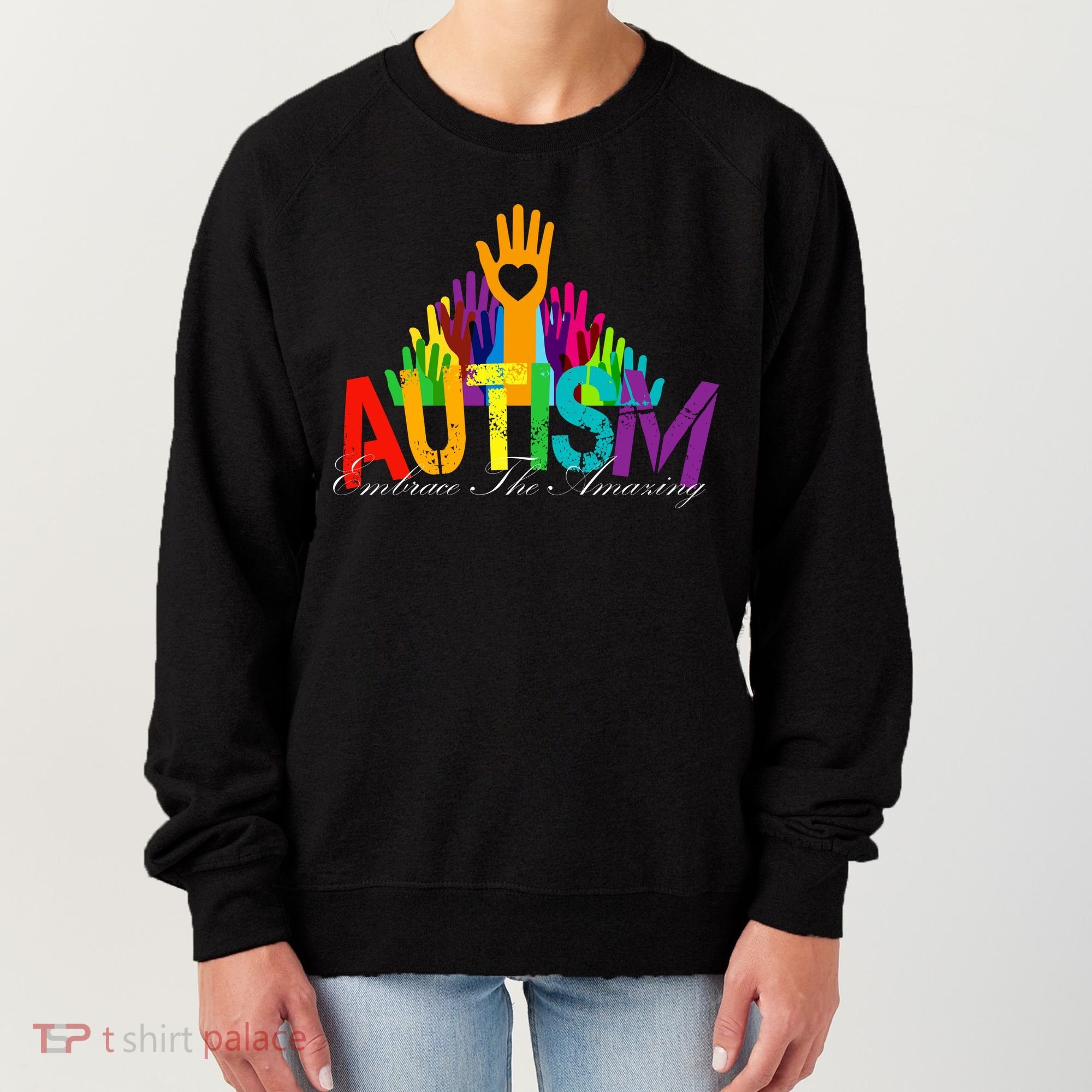 Embrace The Amazing Autism Hands Women's Sweatshirt