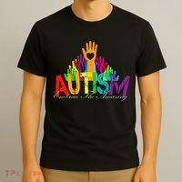 Embrace The Amazing Autism Hands T-Shirt thumb 3