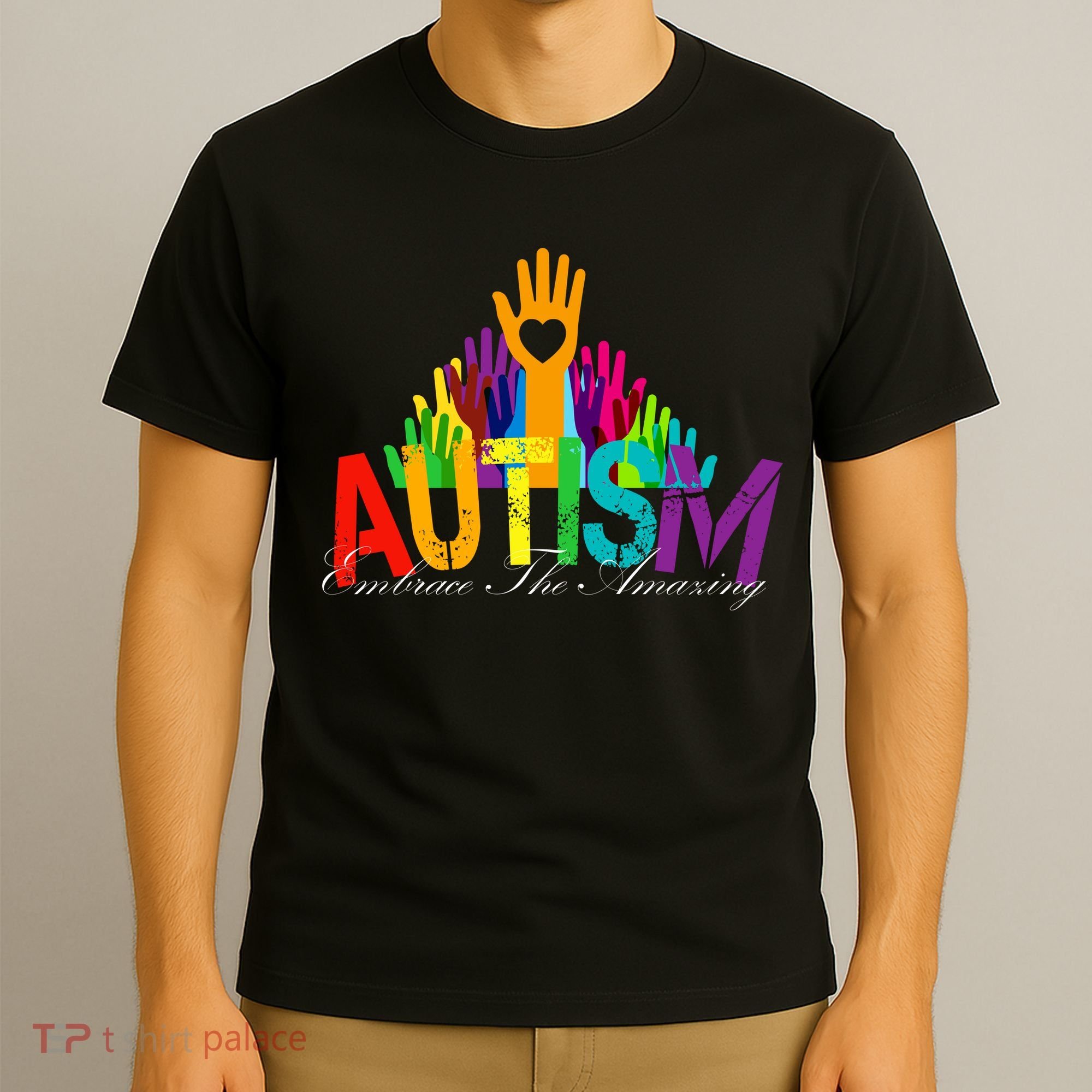 Embrace The Amazing Autism Hands T-Shirt