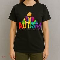 Embrace The Amazing Autism Hands T-Shirt thumb 4