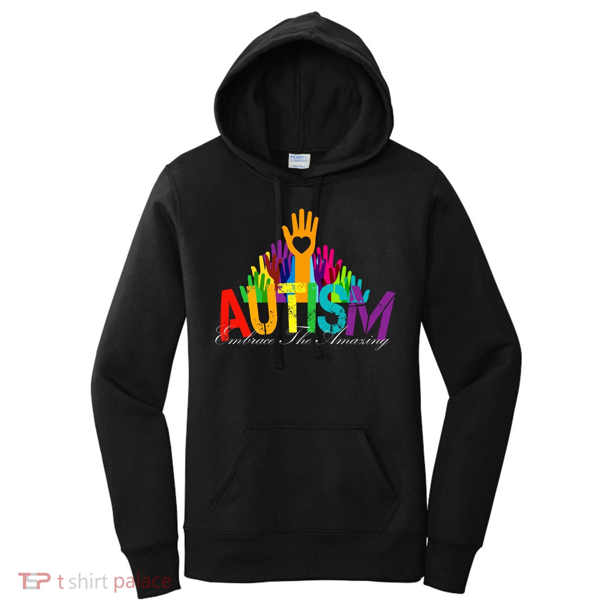 Embrace The Amazing Autism Hands Women's Hoodie