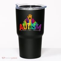Embrace The Amazing Autism Hands Tumbler thumb 0