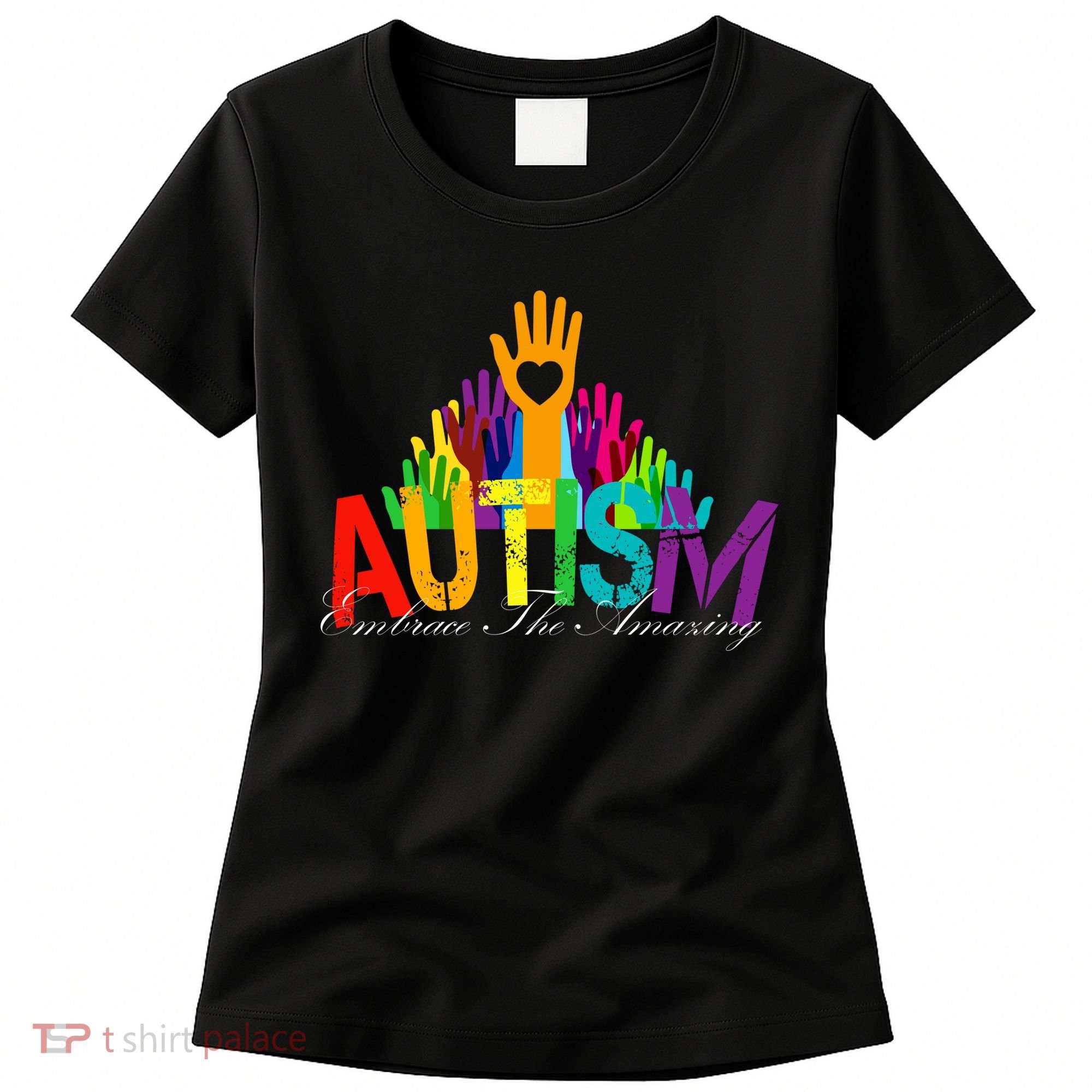 Embrace The Amazing Autism Hands Women's T-Shirt
