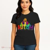 Embrace The Amazing Autism Hands Women's T-Shirt thumb 4