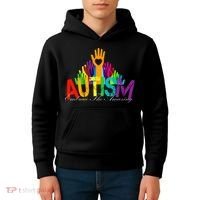 Embrace The Amazing Autism Hands Kids Hoodie thumb 4