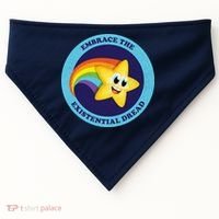 Embrace The Existential Dread USA-Made Doggie Bandana thumb 0