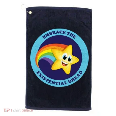 Embrace The Existential Dread Golf Towel