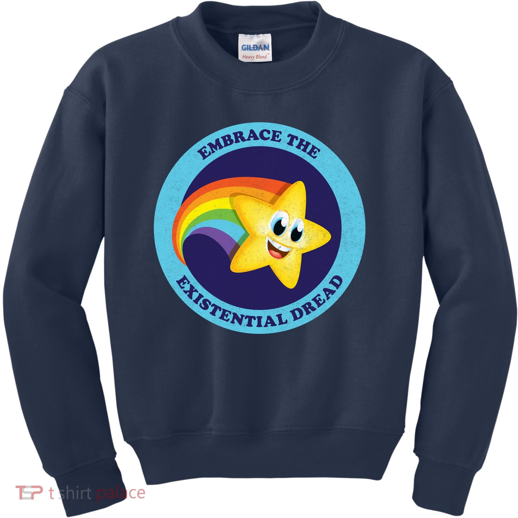 Embrace The Existential Dread Kids Sweatshirt