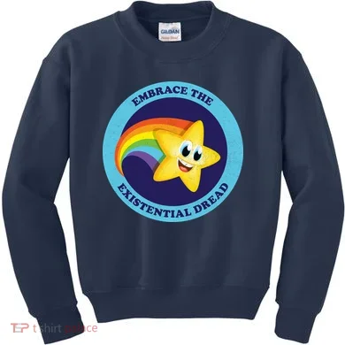 Embrace The Existential Dread Kids Sweatshirt