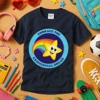 Embrace The Existential Dread Kids T-Shirt thumb 3