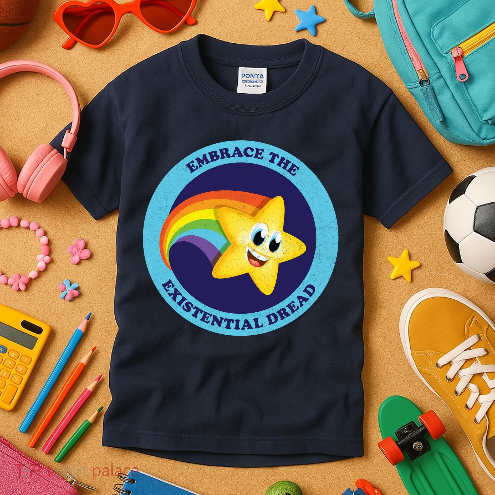 Embrace The Existential Dread Kids T-Shirt