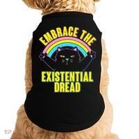 Embrace The Existential Dread Cat Doggie Tank thumb 0