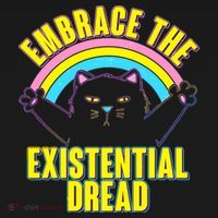 Embrace The Existential Dread Cat Long Sleeve Shirt thumb 2