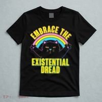 Embrace The Existential Dread Cat T-Shirt thumb 5