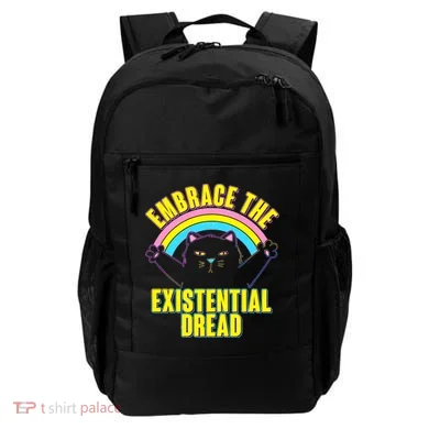 Embrace The Existential Dread Cat Backpack