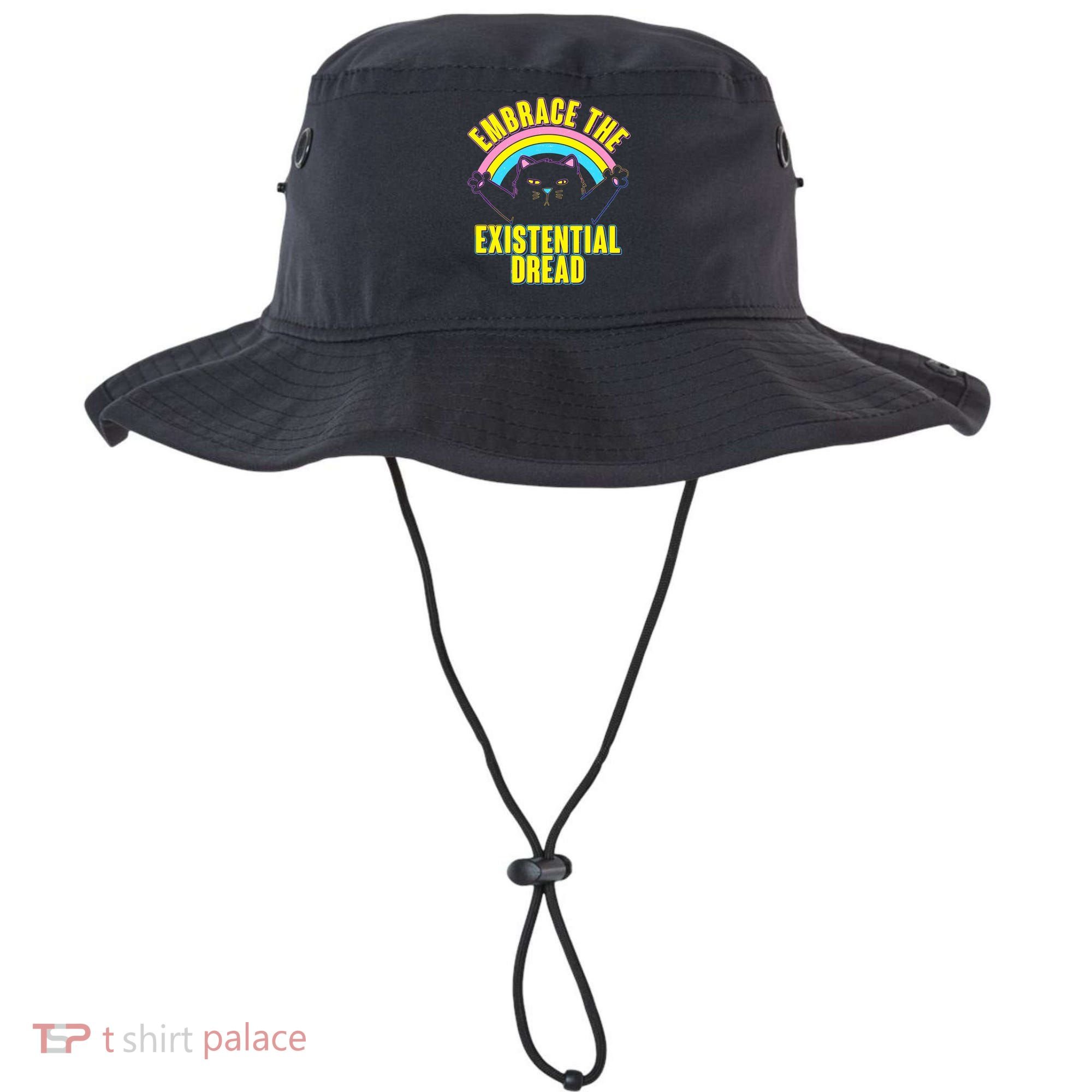Embrace The Existential Dread Cat Bucket Hat