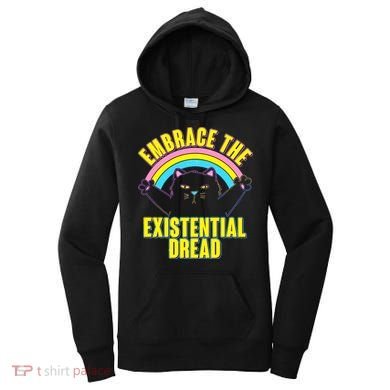 Embrace The Existential Dread Cat Women's Hoodie