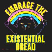 Embrace The Existential Dread Cat Hat thumb 2