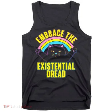 Embrace The Existential Dread Cat Tank Top