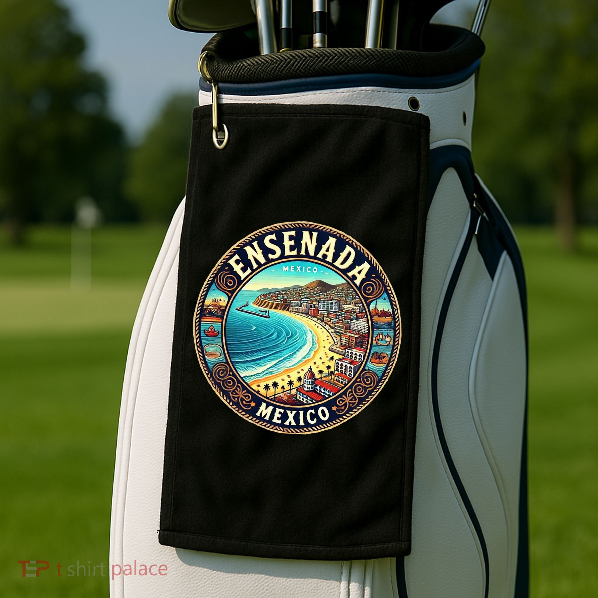 Ensenada Mexico Cruise Destination Golf Towel
