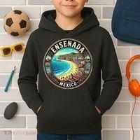 Ensenada Mexico Cruise Destination Kids Hoodie thumb 2
