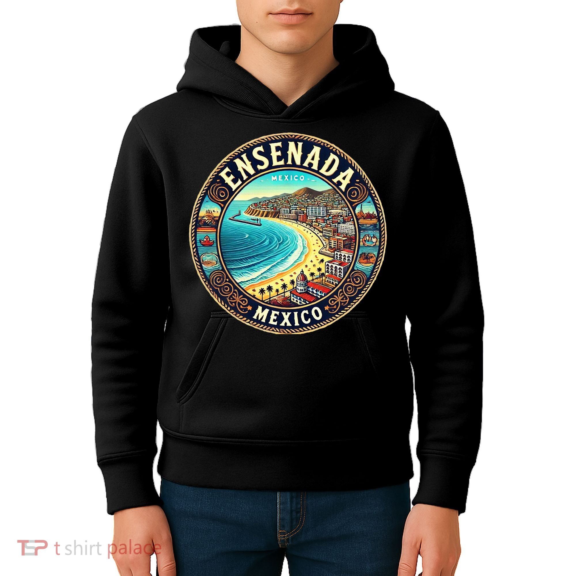 Ensenada Mexico Cruise Destination Kids Hoodie