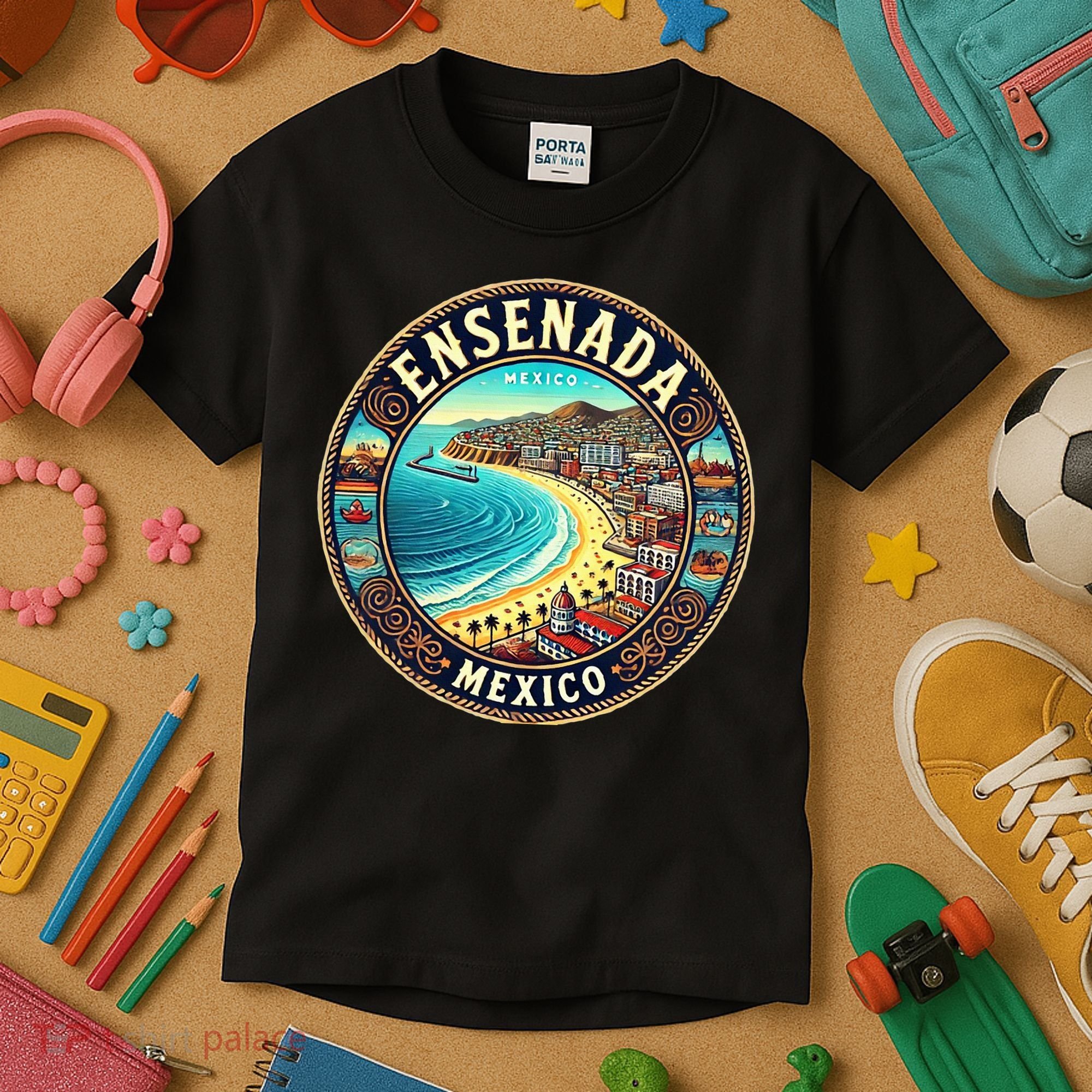 Ensenada Mexico Cruise Destination Kids T-Shirt