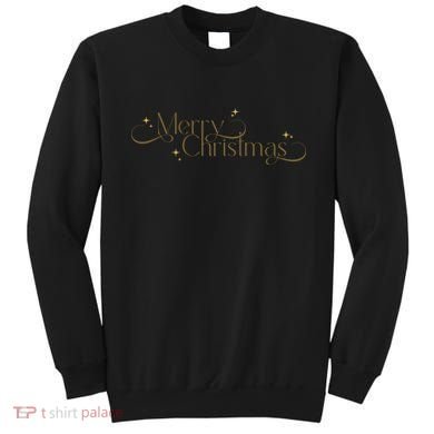 Elegant Merry Christmas Sweatshirt