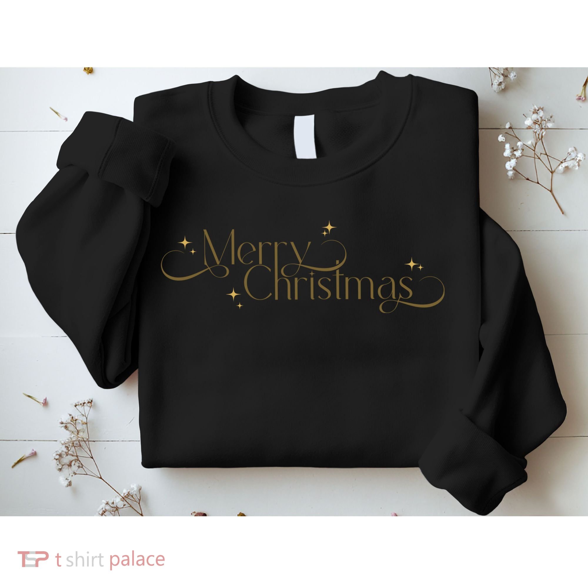 Elegant Merry Christmas Sweatshirt