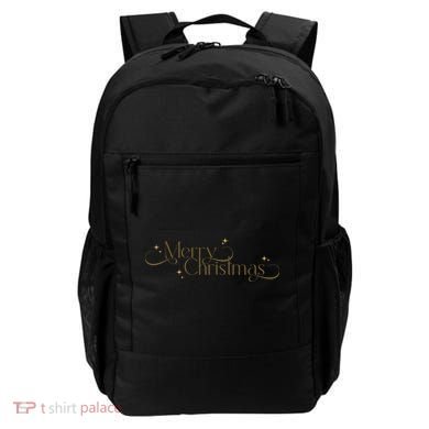 Elegant Merry Christmas Backpack