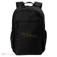 Elegant Merry Christmas Backpack thumb 0