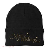Elegant Merry Christmas Beanie thumb 0